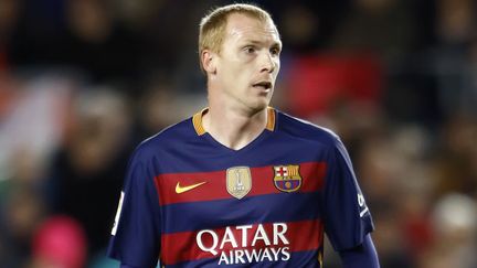 Le défenseur français du FC Barcelone, Jérémy Mathieu