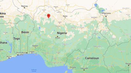 Les attaques se sont produits dans dix villages du nord-ouest du Nigeria, les 5 et 6 janvier 2022. (GOOGLE MAPS)