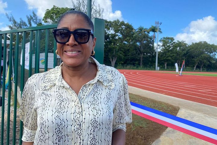 La triple championne olympique Marie-José Pérec n'a pas caché son émotion lors de son élection comme atlhète du centenaire cette semaine sur les réseaux sociaux.&nbsp; (CLAUDIA LEDEZERT / GUADELOUPE LA 1ERE)