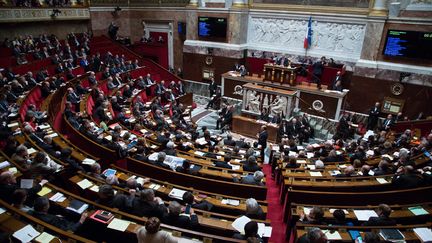 &nbsp; (474 députés ont voté pour, tandis que 32 ont voté contre, tandis que 32 s’abstenaient © MaxPPP)