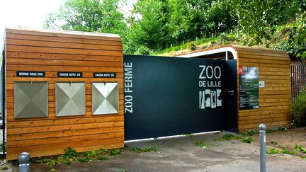 Entrée du zoo de Lille (Nord), en juin 2017. (SEBASTIEN JARRY / MAXPPP)