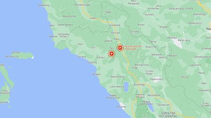 Un séisme de magnitude 6,2 s'est produit, vendredi 25 février, au nord de l'île de Sumatra, en Indonésie. (GOOGLEMAPS)