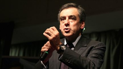 Fran&ccedil;ois Fillon en r&eacute;union publique le jeudi 11 octobre &agrave; Marseille. (VILLALONGA KARINE/SIPA)