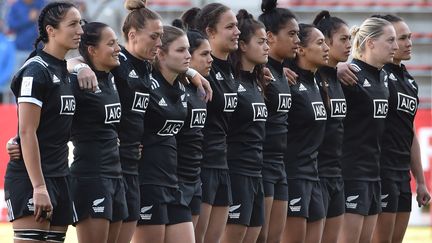 Les "Black Ferns" de la Nouvelle-Zélande. (KAZUHIRO NOGI / AFP)