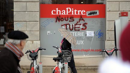 Une librairie Chapitre &agrave; Lyon (Rh&ocirc;ne), le 2 d&eacute;cembre 2013. (  MAXPPP)