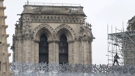 Notre-Dame de Paris : le chantier de la cathédrale vu du ciel