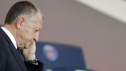 Jean-Michel Aulas, le président de l'Olympique Lyonnais. (KENZO TRIBOUILLARD / AFP)