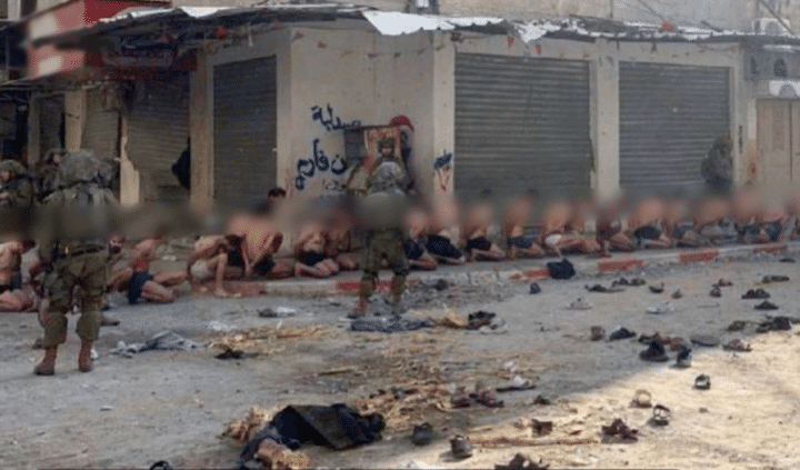 Des images prises par des soldats israéliens à Beit Lahia (nord de Gaza) aux premiers jours de l'offensive terrestre, début décembre 2023. (CAPTURE D'ECRAN / FRANCE 2)