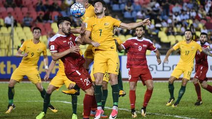 Matthew Leckie (Australie) contre la Syrie (MOHD RASFAN / AFP)