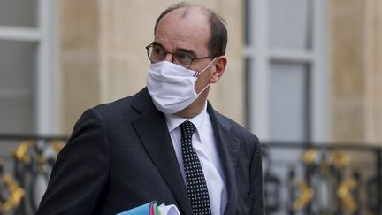 Le Premier ministre Jean Castex à l'Elysée (Paris), le 28 octobre 2020.&nbsp; (LUDOVIC MARIN / AFP)