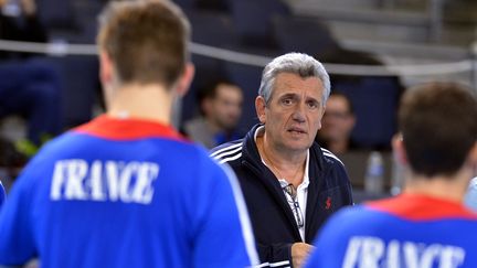 Claude Onesta, l'entraîneur des Bleus... (GEORGES GOBET / AFP)