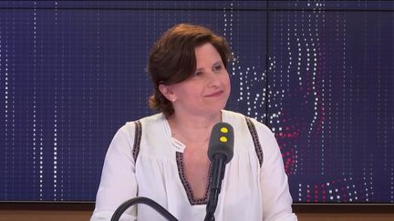 Roxana Maracineanu, ministre des Sports, le 9 avril 2019. (RADIO FRANCE / FRANCEINFO)