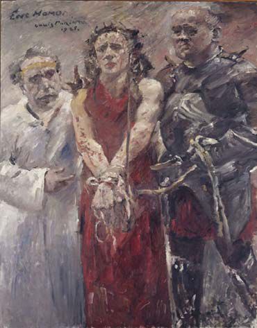 Lovis Corinth, Ecce Homo, 1925, huile sur toile. Bâle, Kunstmuseum 
 (Kunstmuseum Basel / Martin Bühler)