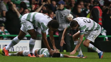 Le Celtic Glasgow a conservé son titre de champion d'Ecosse (IAN MACNICOL / AFP)