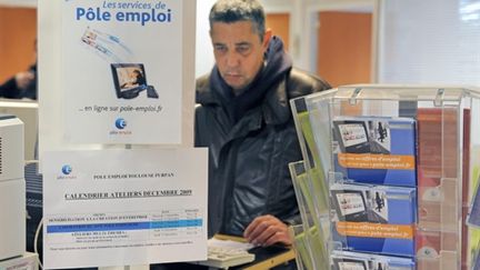 Photo dans une agence Pôle emploi à Toulouse, le 4 déembre 2009. (AFP PHOTO / PASCAL PAVANI)