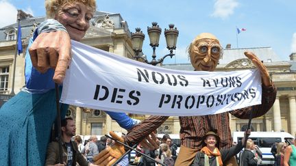 Manifestation des intermittents du spectacle à Paris, le 16 juin
 (CITIZENSIDE/CLAUDE SZMULEWICZ / CITIZENSIDE.COM)