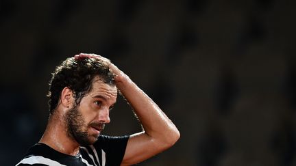 Richard Gasquet au 1er tour de Roland-Garros 2020. (ANNE-CHRISTINE POUJOULAT / AFP)