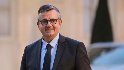 Le député UDI Yves Jégo à l'Elysée, à Paris, le 30 janvier 2018. (LUDOVIC MARIN / AFP)