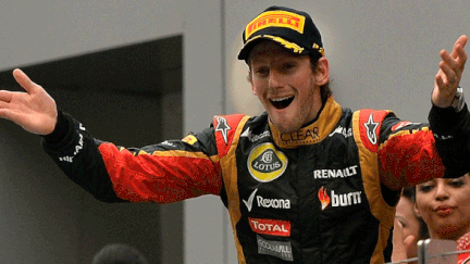 Le pilote français Romain Grosjean