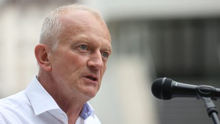 Michel Deneken,&nbsp;le président de l'université&nbsp;de Strasbourg (Unistra).&nbsp; (JEAN-MARC LOOS / MAXPPP)