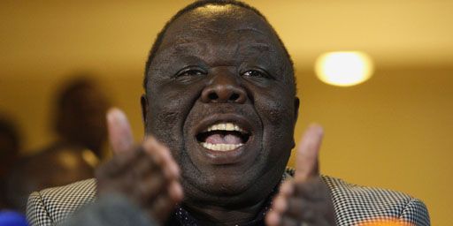 Le Premier ministre zimbabwéen, Morgan Tsvangirai, à Harare le 3 août 2013. (Reuters - Siphiwe Sibeko)