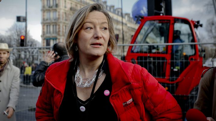 Ludovine de la Roch&egrave;re, pr&eacute;sidente de La Manif pour tous, le 2 mars 2013. (  MAXPPP)