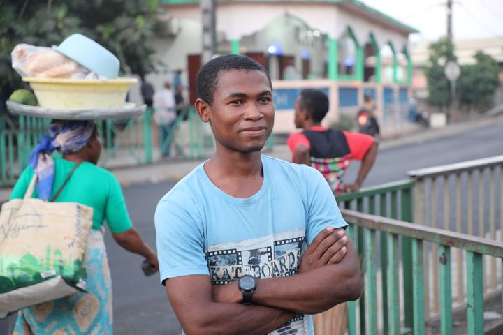 Soihibou, a former resident of Talus 2 in Koungou (Mayotte), June 17, 2023. (ROBIN PRUDENT / FRANCEINFO)