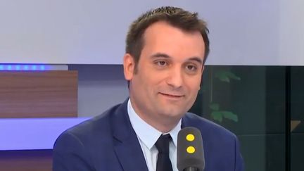 Florian Philippot n'imagine pas que Christine Boutin puisse rejoindre le gouvernement de Marine Le Pen si cette dernière est élue présidente de la République. (FRANCEINFO)