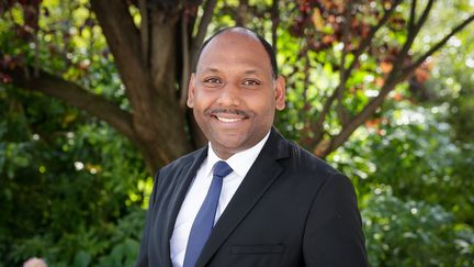 Le député de La Réunion Thierry Robert (MoDem) à l'Assemblée nationale à Paris, le 21 juin 2017. (MAXPPP)