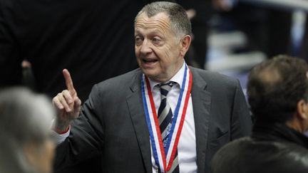 Jean-Michel Aulas, le président de l'OL. (KENZO TRIBOUILLARD / AFP)