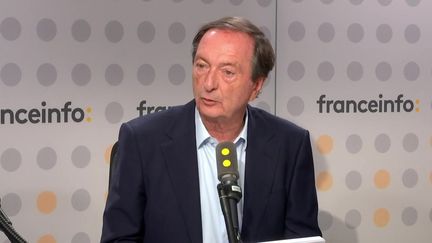 Michel-Édouard Leclerc, Président du Comité Stratégique des Centres E.Leclerc, sur franceinfo le 10 octobre 2024. (FRANCEINFO / RADIO FRANCE)