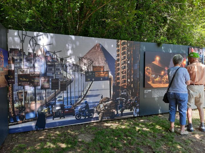 Le Caire, une des 12 mégapoles photographiées par Pascal Maitre. (ANNE CHEPEAU / RADIO FRANCE)