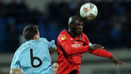 Le but de l'attaquant de Montpellier Souleymane Camara n'a pas suffi (SAMUEL KUBANI / AFP)