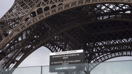 The Eiffel Tower, in Paris, February 21, 2024. (ERIC BRONCARD / HANS LUCAS / AFP)