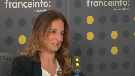 Alexandra Redde-Amiel, directrice des divertissements et variétés de France Télévisions, le 12 novembre 2019. (FRANCEINFO / RADIOFRANCE)