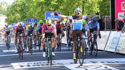 Le Français Clément Venturini (AG2R) conserve son titre de champion de France (STÉPHANE MORTAGNE / MAXPPP)