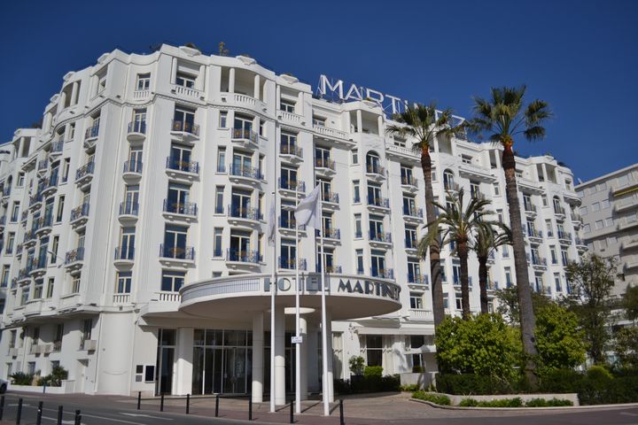 L'hôtel Martinez, à Cannes. (NOEMIE BONNIN / RADIO FRANCE)