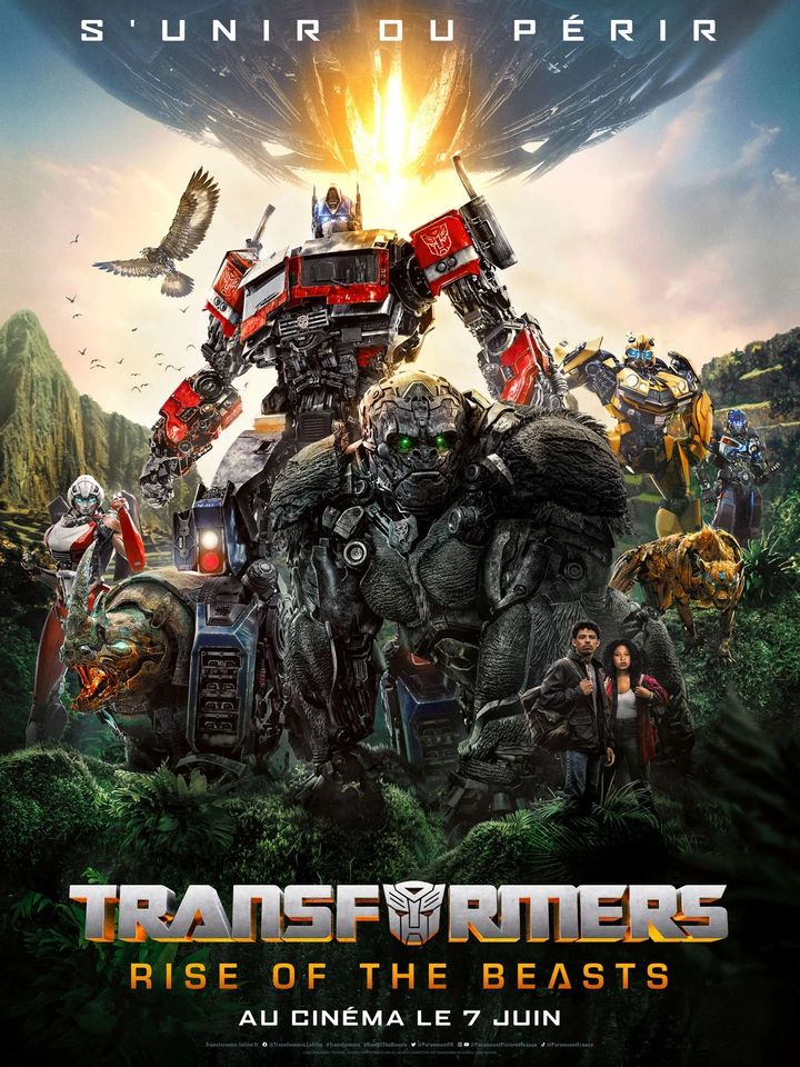 l'affiche de "Transformers : Rise of the Beasts" de Steven Caple Jr. (2023). (PARAMOUNT PICTURES FRANCE)