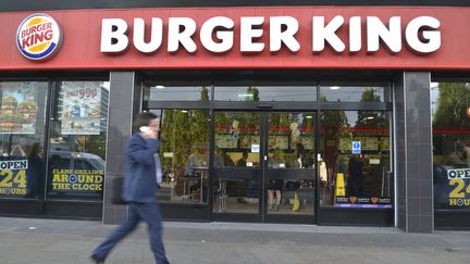 &nbsp;Un restaurant Burger King à Manchester (Royaume-Uni), le 16 septembre 2015. (JONATHAN NICHOLSON / NURPHOTO / AFP)