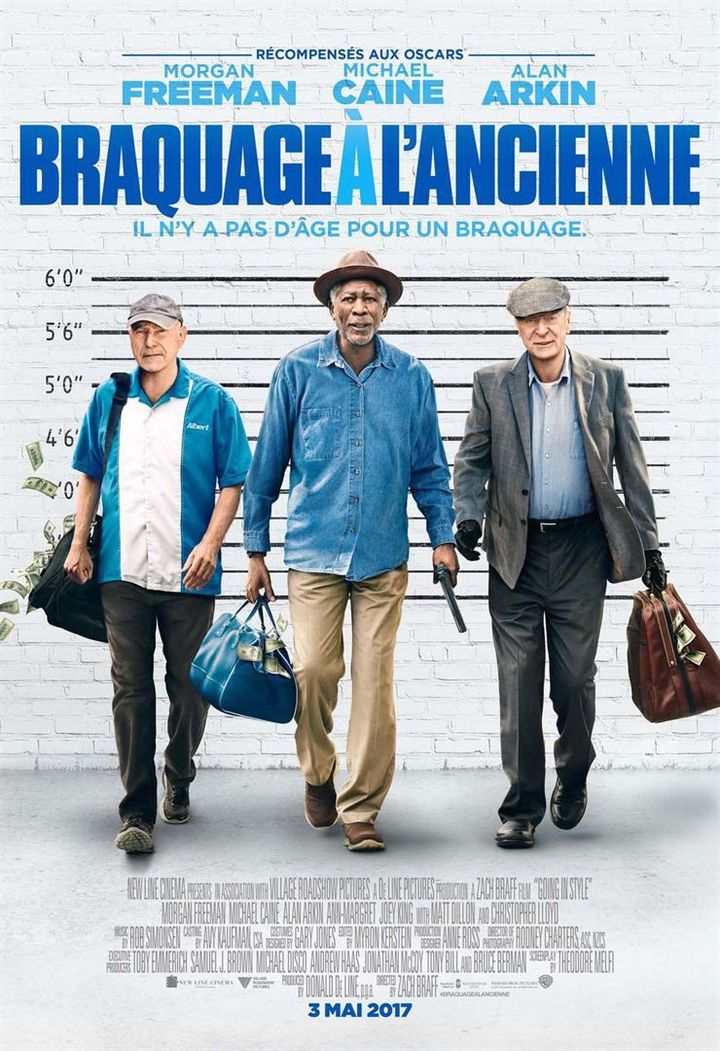 "Braquage à l'ancienne" : l'affiche française
 (Warner Bros)