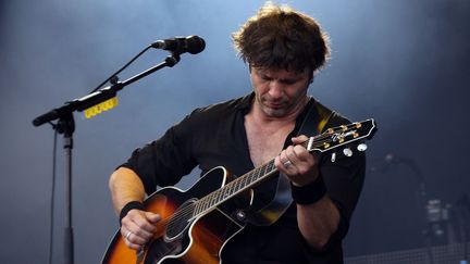 Bertrand Cantat aux Vieilles Charrues, en juillet 2014
