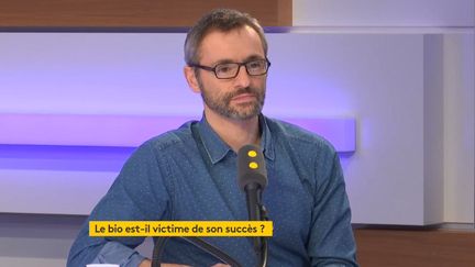 Charles Pernin (Synabio), invité de L'interview éco, le 8 février 2019. (FRANCEINFO / RADIOFRANCE)