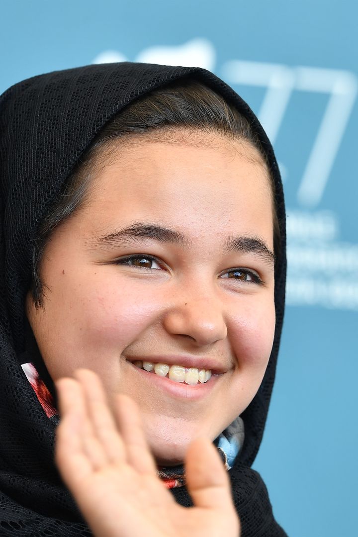 L'actrice iranienne Shamila Sirzad à la Mostra de Venise le 6 septembre 2020. (TIZIANA FABI / AFP)