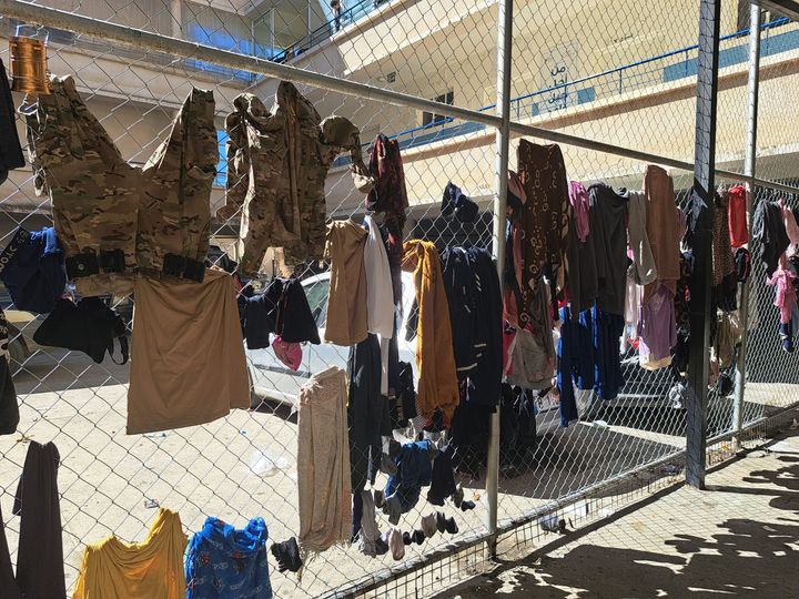 A school in Zahle, in the Bekaa plain in Lebanon, transformed into an emergency reception center because of the war between Israel and Hezbollah, October 4, 2024. (VIRGINIE PIRONON / RADIO FRANCE)