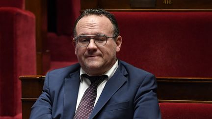 Le député Damien Abad à l'Assemblée nationale, le 6 décembre 2022. (JULIEN DE ROSA / AFP)