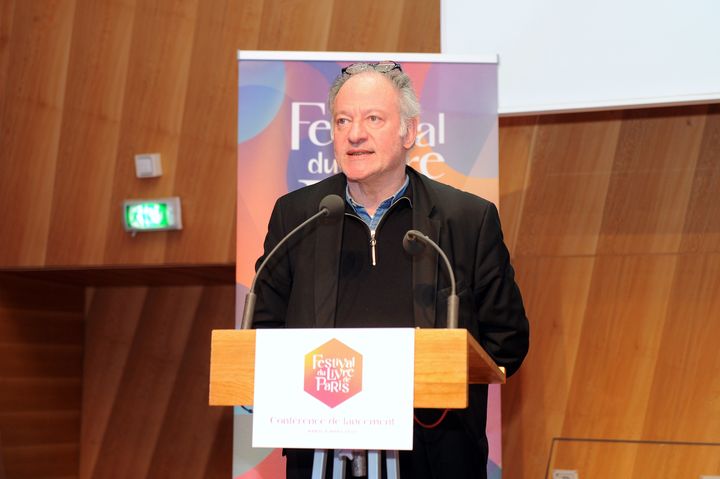 Jean-Claude Perrier,&nbsp;Jean-Claude Perrier,&nbsp;Conseillé Littéraire SNE / France-Inde 2022 (François Tancré / Festival du livre de Paris)