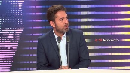 Arnaud Robinet était l'invité du "8h30 franceinfo", dimanche 27 novembre 2022. (FRANCEINFO / RADIOFRANCE)