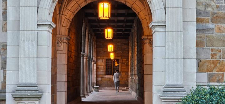 Le campus de l'Université du Michigan. (SARAH CALAMAND / RADIO FRANCE)