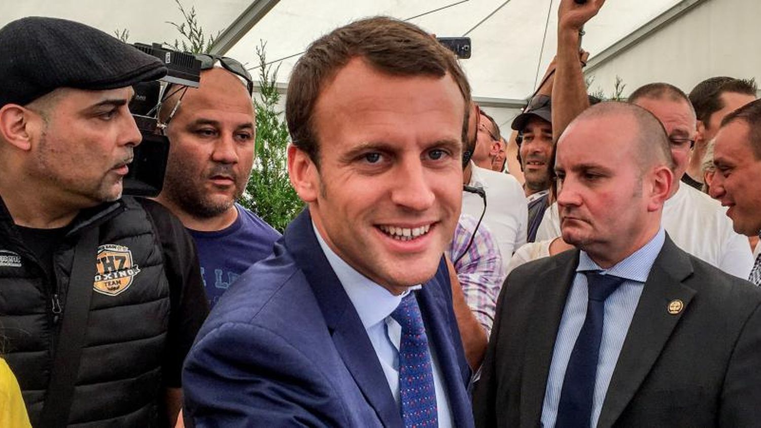 Emmanuel Macron à La Campagne