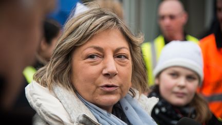 Natacha Bouchart, le 24 janvier 2016 à Calais (Pas-de-Calais) (CITIZENSIDE / MANNONE CADORET / AFP)